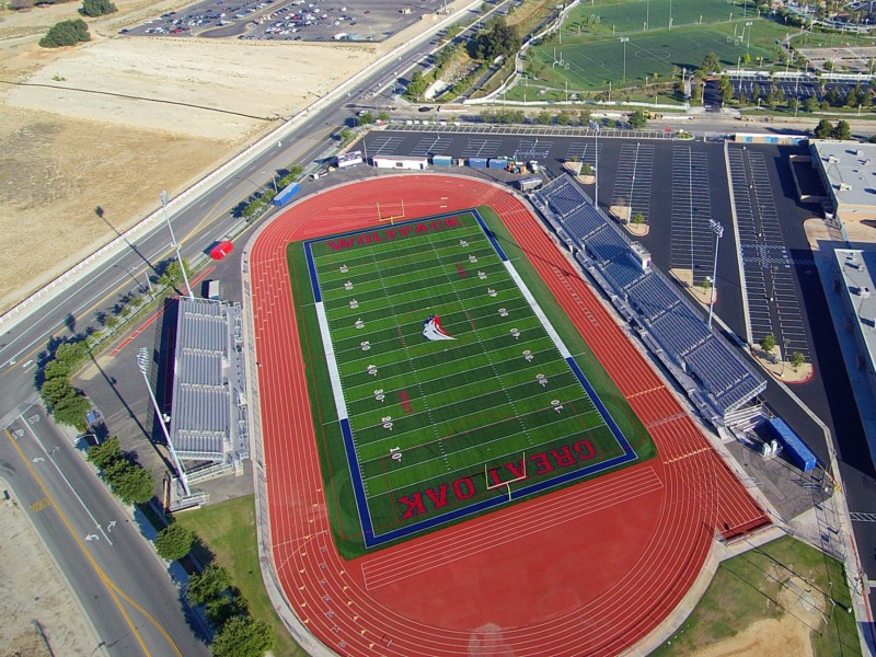 Great Oak High School – Athletic Field Engineering